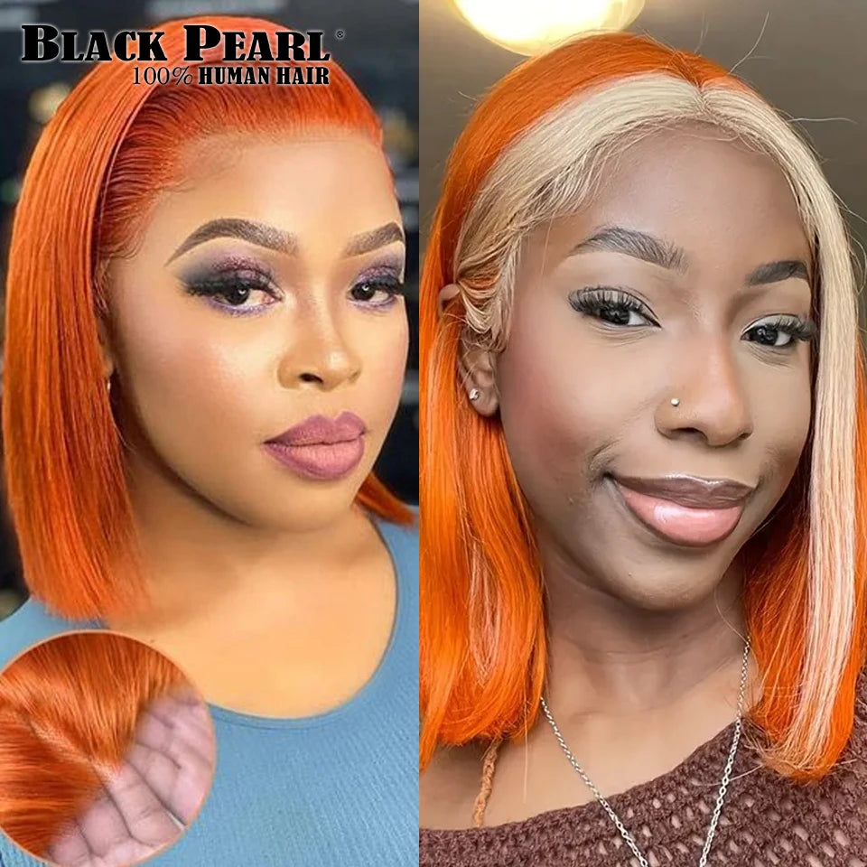GrandAvenueStore Lace Front Bob Wig Human Hair Glueless