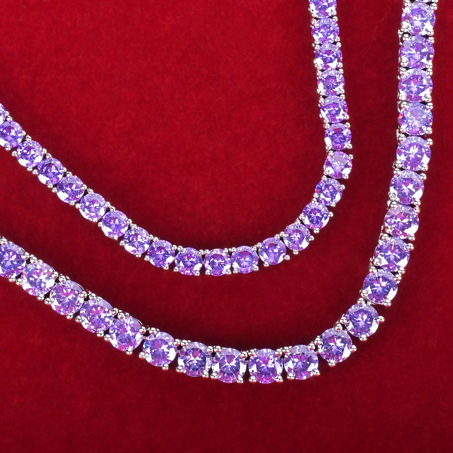 GrandAvenueStore Aokaishen Hip Hop Necklace Cubic Zirconia