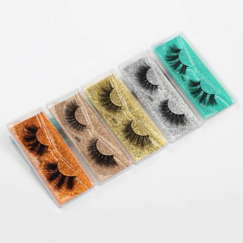 SHIDISHANGPIN Lashes Bulk Wholesale Items Faux Mink Eyelashes False Eyelashes Packaging Box Eye Lashes Dramatic Beauty
