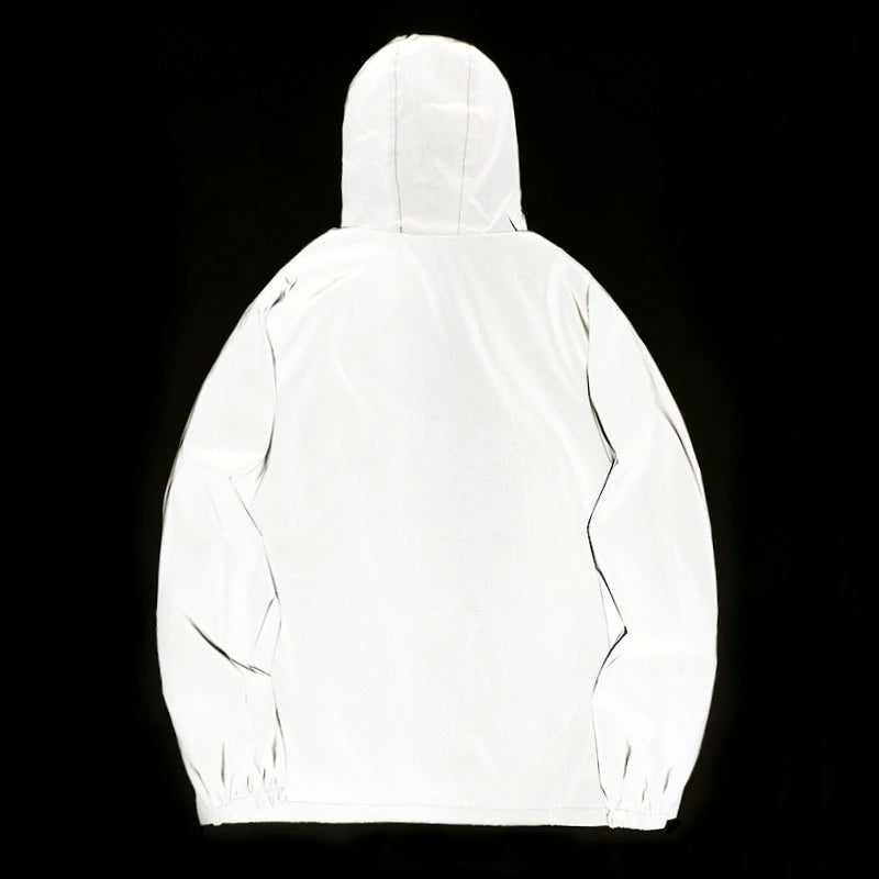 Guangdong CN Reflective Windbreaker Hooded Jacket For Men