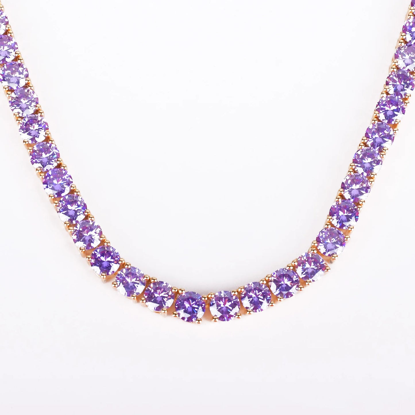 GrandAvenueStore Aokaishen Hip Hop Necklace Cubic Zirconia