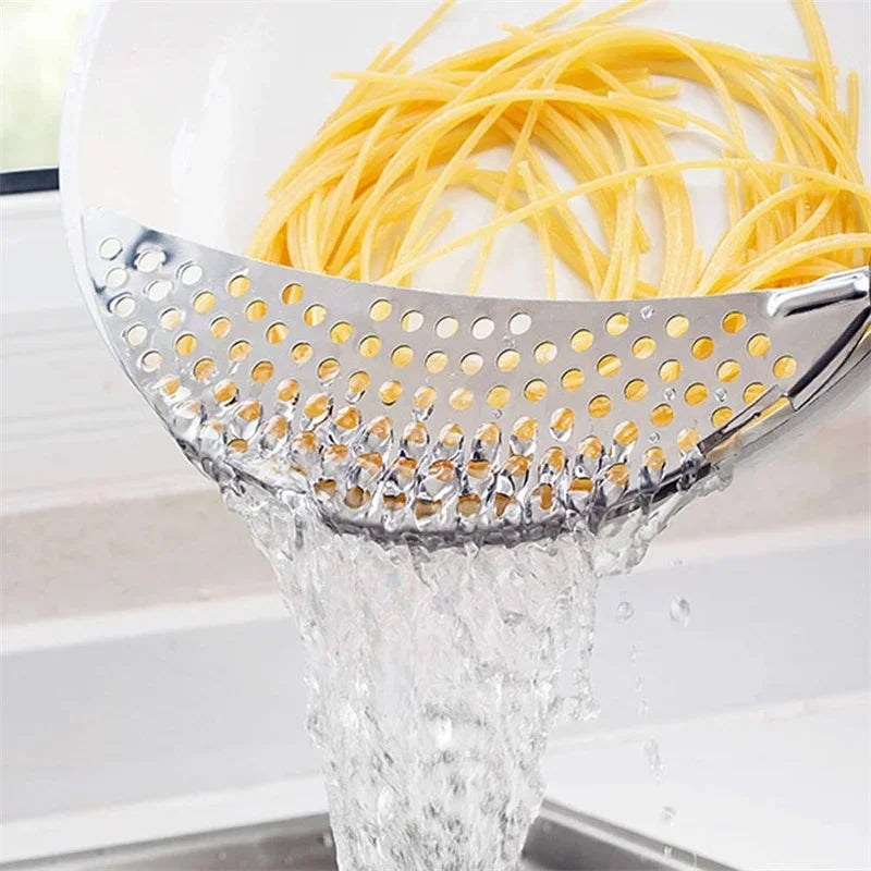 Hign Concerned Stainless Steel Pot Strainer Pan Drainer