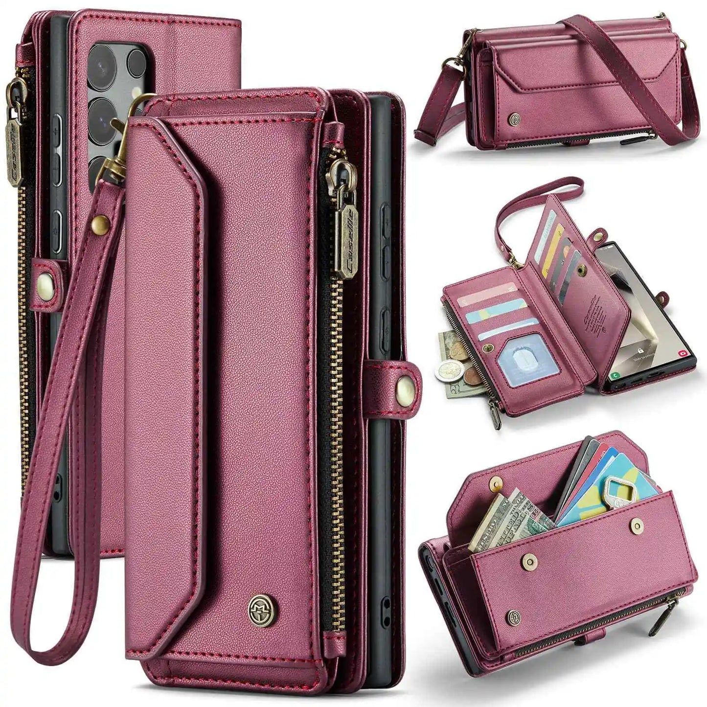 WeForDesign Crossbody Wallet Case Samsung Galaxy S24 Series