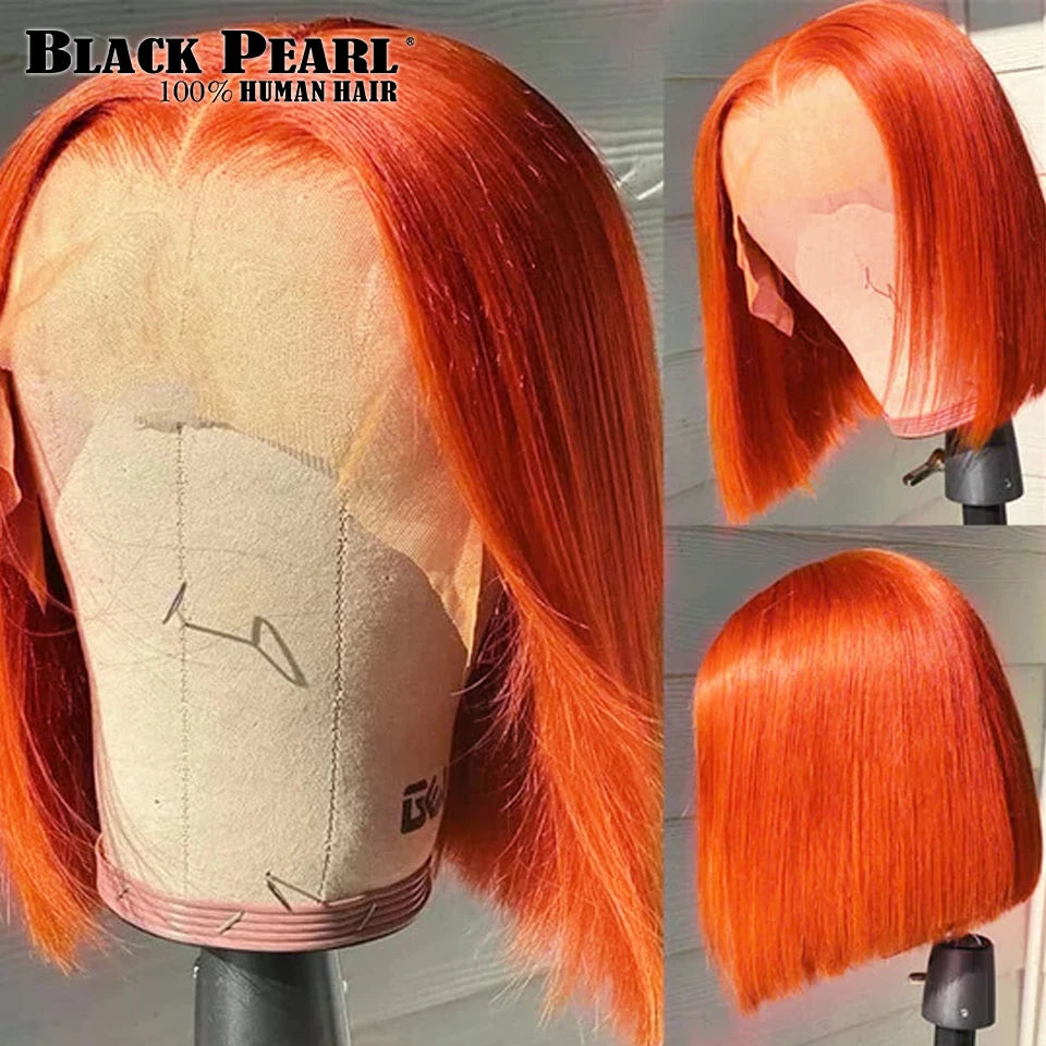 GrandAvenueStore Lace Front Bob Wig Human Hair Glueless