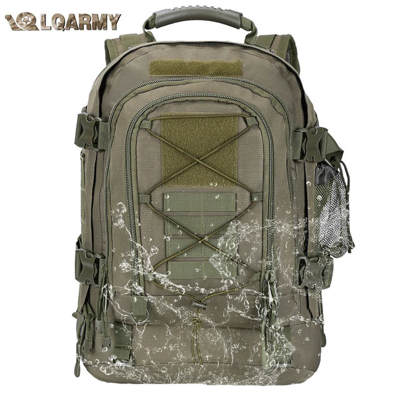 LQARMY Tactical Backpack Molle Rucksack For Travel
