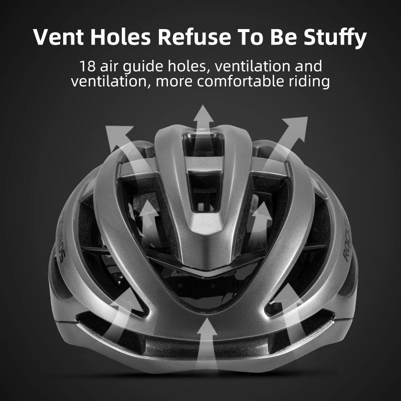 Rockbros Ultralight Integrally Molded Bicycle Helmet Road