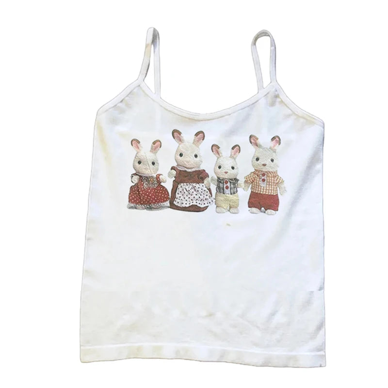HIZILENT Letter Print Crop Top Women Streetwear Tee