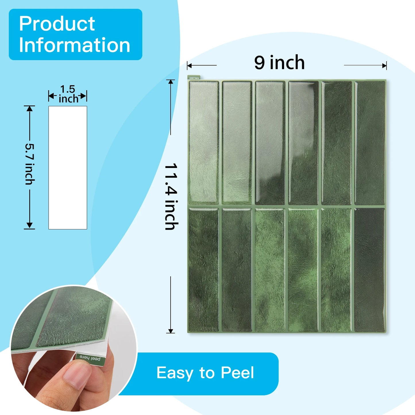 Art3d Heavy Duty Peel And Stick Backsplash Tiles 10 Pack