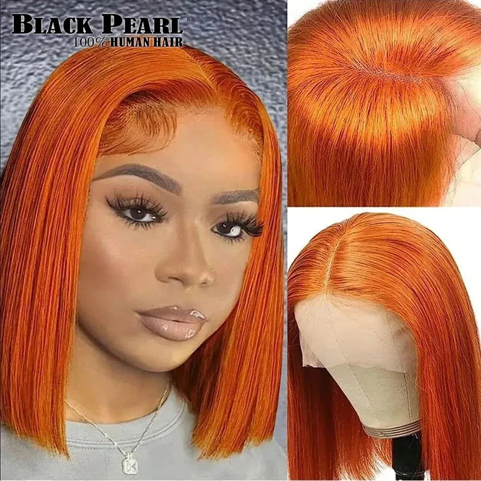 GrandAvenueStore Lace Front Bob Wig Human Hair Glueless