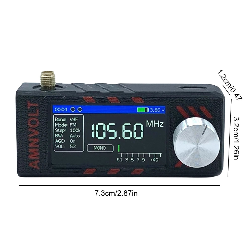 MUQZI AMNVOLT ATS Mini V3 SI4732 Full Band DSP Radio