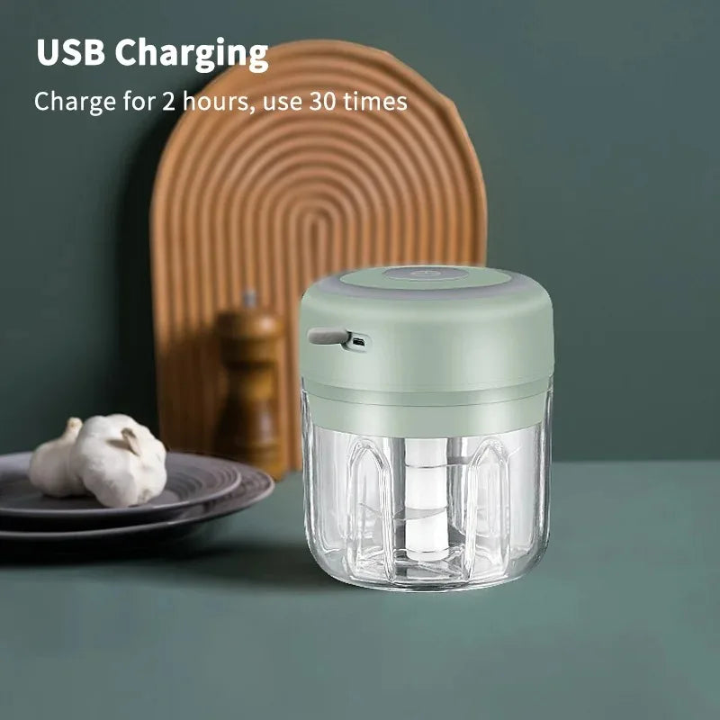 Fruit And Vegetable Tools Mini Wireless Garlic Crusher