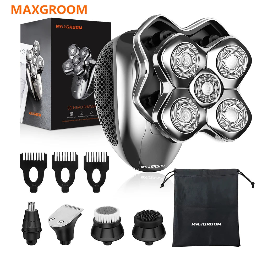 Maxgroom 5D Floating Blade Head Shaver Rechargeable
