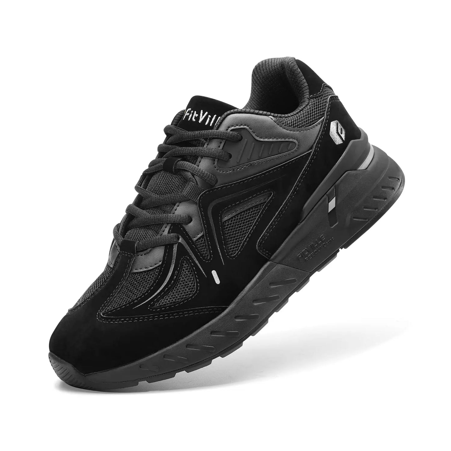 FitVille Extra Wide Mens Walking Shoes Lightweight Non Slip