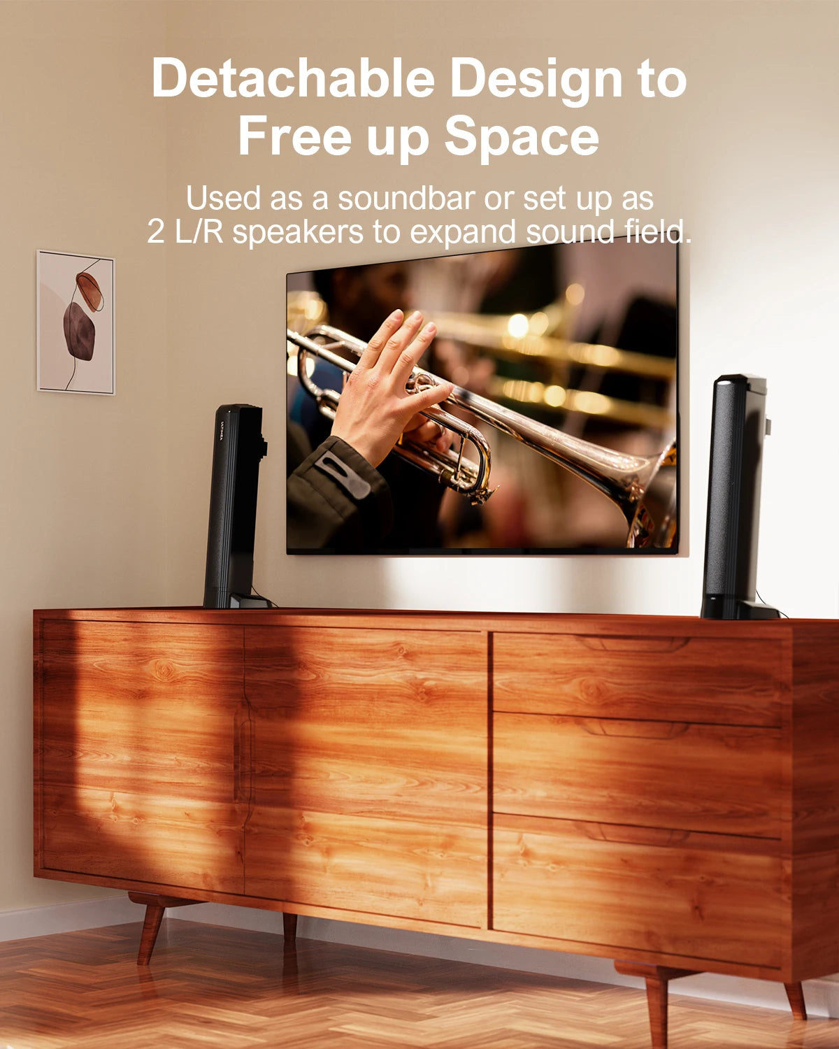 ULTIMEA 100W TV Soundbar Bluetooth 5.3 With Bass Boost