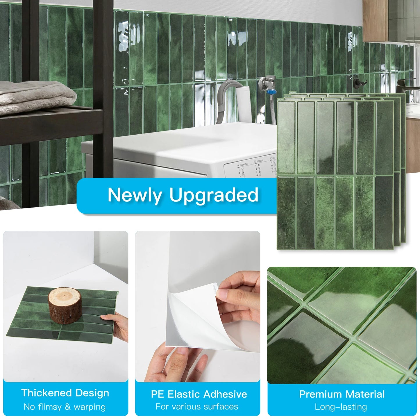 Art3d Heavy Duty Peel And Stick Backsplash Tiles 10 Pack