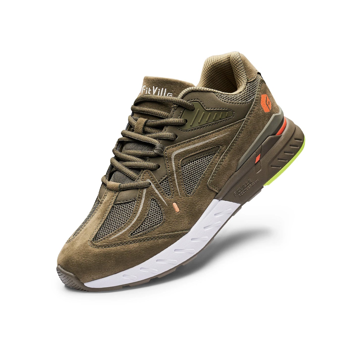 FitVille Extra Wide Mens Walking Shoes Lightweight Non Slip