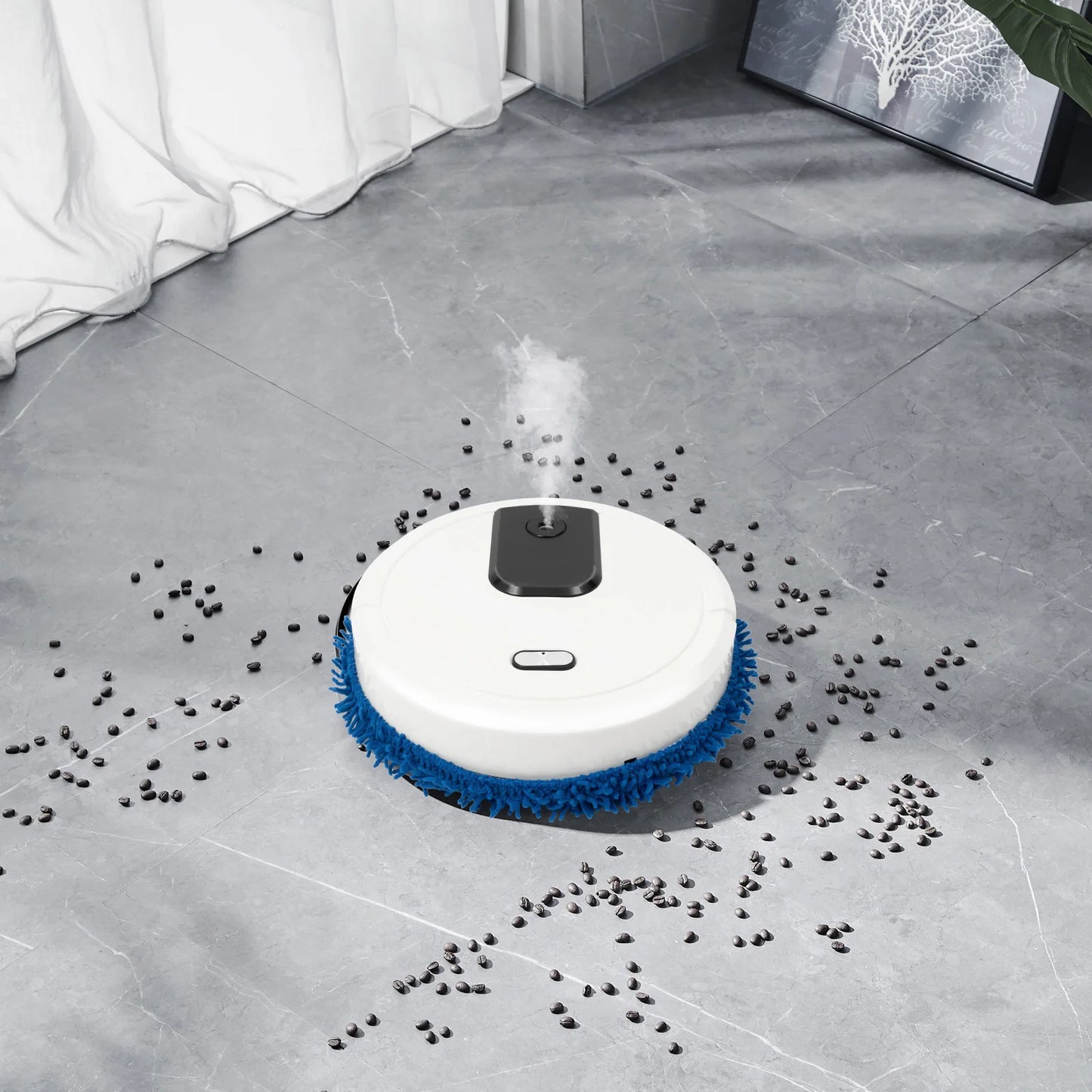 Bymaocar Robot Vacuum Cleaner Mopping Sweeper Wet Dry Home