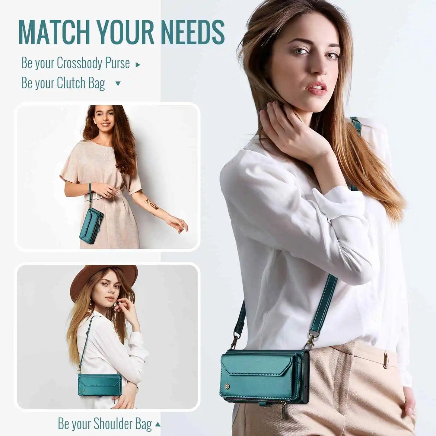 WeForDesign Crossbody Wallet Case Samsung Galaxy S24 Series