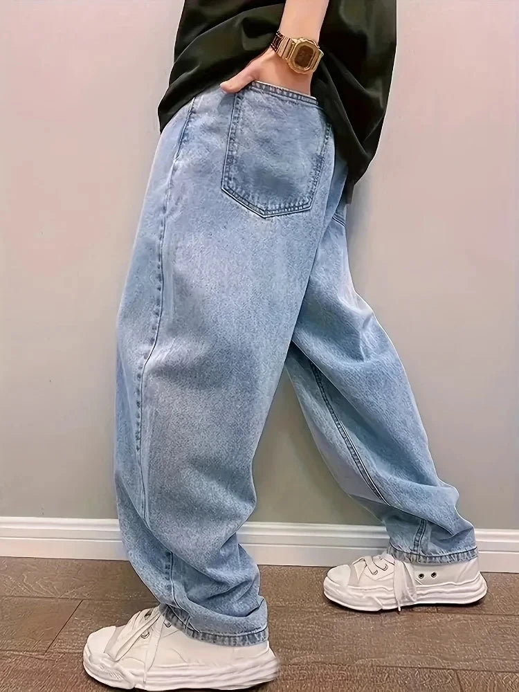 CN Guangdong Oversize Baggy Jeans For Men Loose Straight