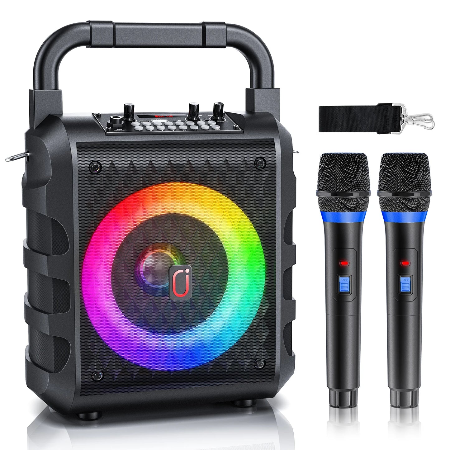 FanFun Wireless Karaoke Bluetooth Speaker Microphone