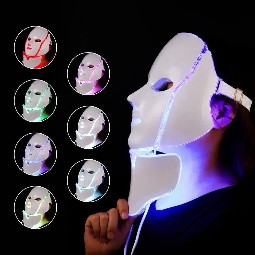 Foreverlily LED Facial Mask For Neck Rejuvenation Skin
