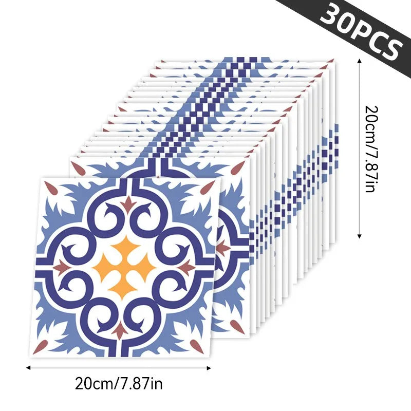 Hign Concerned 30pc 3D Wallpaper Stickers PET Wall Decors