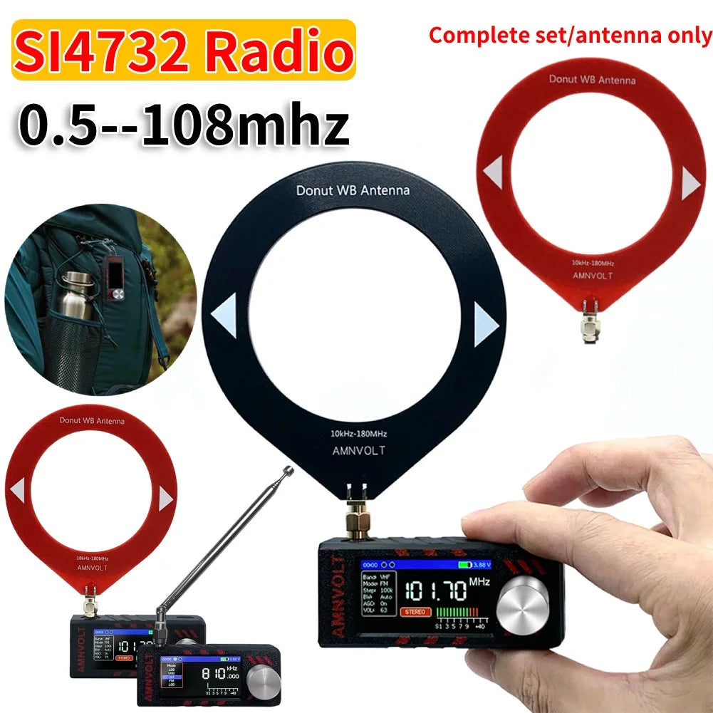 MUQZI AMNVOLT ATS Mini V3 SI4732 Full Band DSP Radio