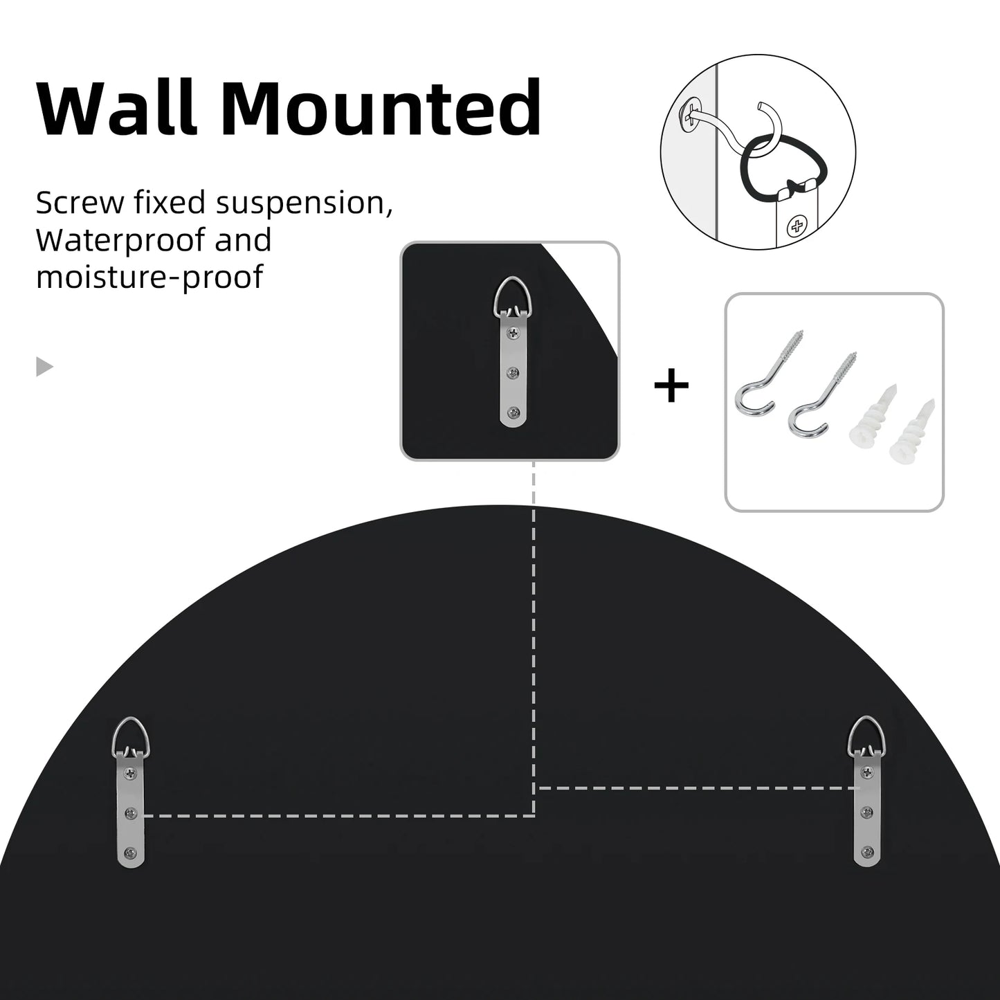 Hignconcerned Enthusiasm Round Starburst Wall Mirror