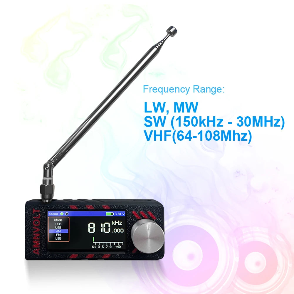 MUQZI AMNVOLT ATS Mini V3 SI4732 Full Band DSP Radio