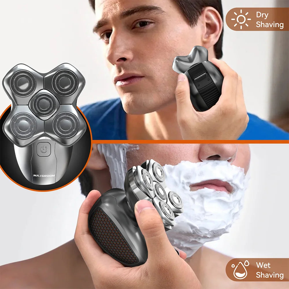 Maxgroom 5D Floating Blade Head Shaver Rechargeable