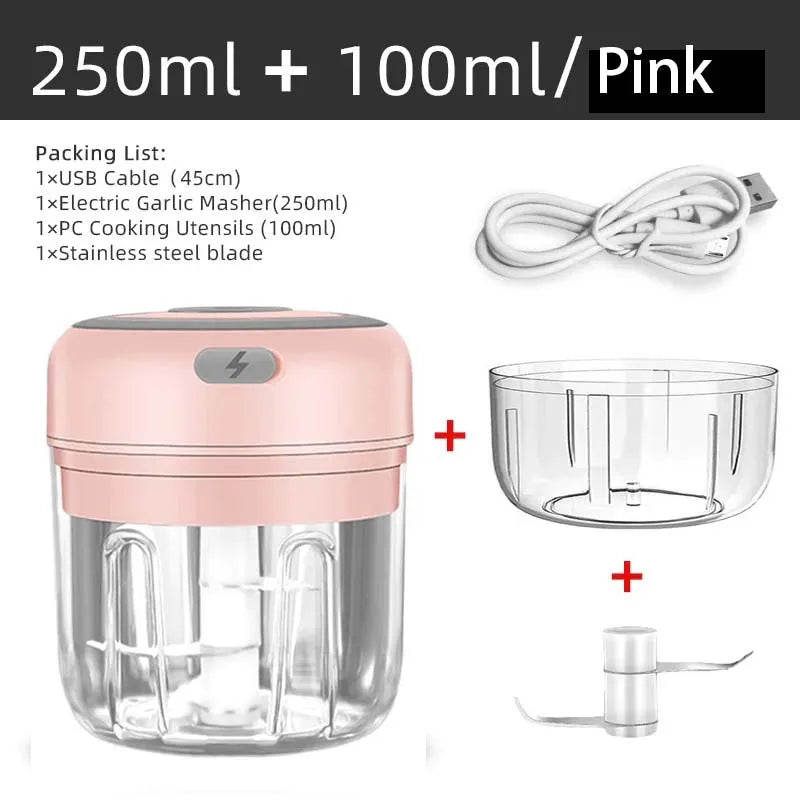 Fruit And Vegetable Tools Mini Wireless Garlic Crusher
