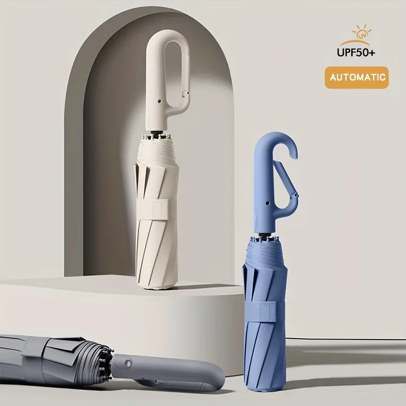 Control Windproof Automatic Folding Umbrella Reinforced