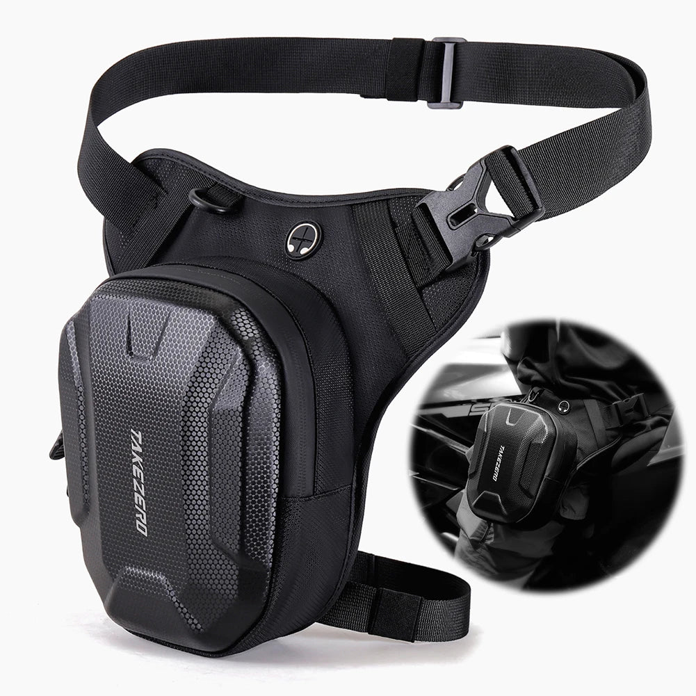 Motorcycle Drop Leg Bag Waterproof Waist Side Fanny Pack