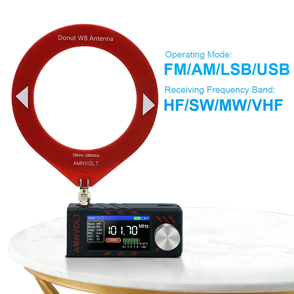 MUQZI AMNVOLT ATS Mini V3 SI4732 Full Band DSP Radio