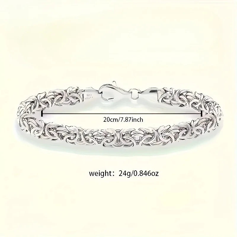 Italian Chain Bracelet Waterproof Unisex Daily Wear Jewelry