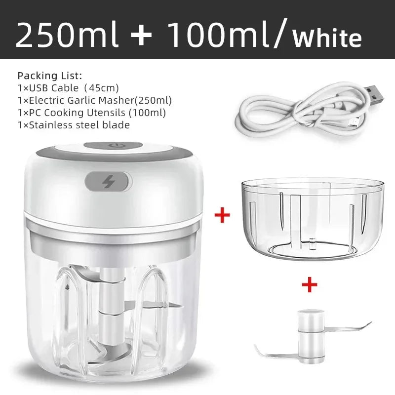 Fruit And Vegetable Tools Mini Wireless Garlic Crusher