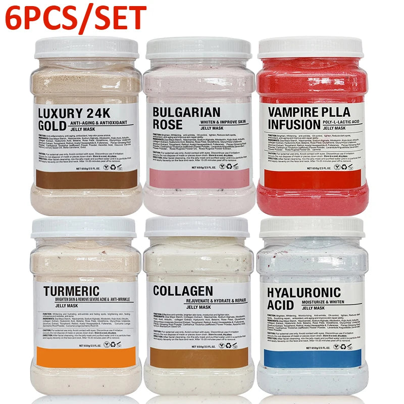 YMEYFAN Jelly Mask Powder 6Pcs Wholesale Facial Masks