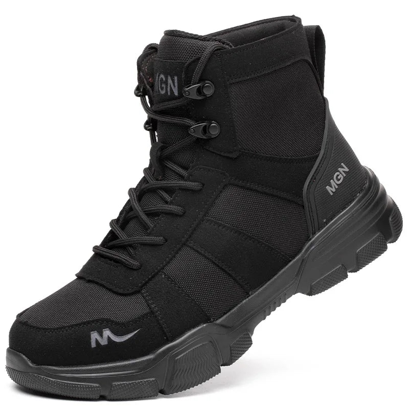 Indestructible Safety Work Boots Unisex Steel Toe Shoes