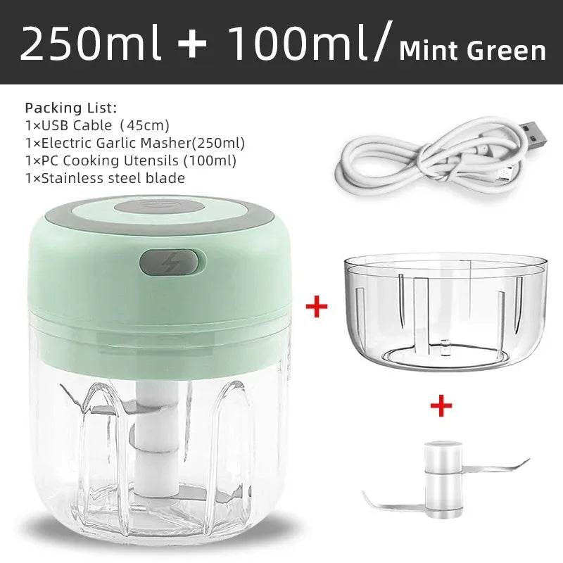 Fruit And Vegetable Tools Mini Wireless Garlic Crusher