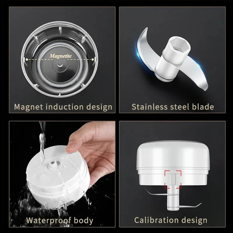 Fruit And Vegetable Tools Mini Wireless Garlic Crusher
