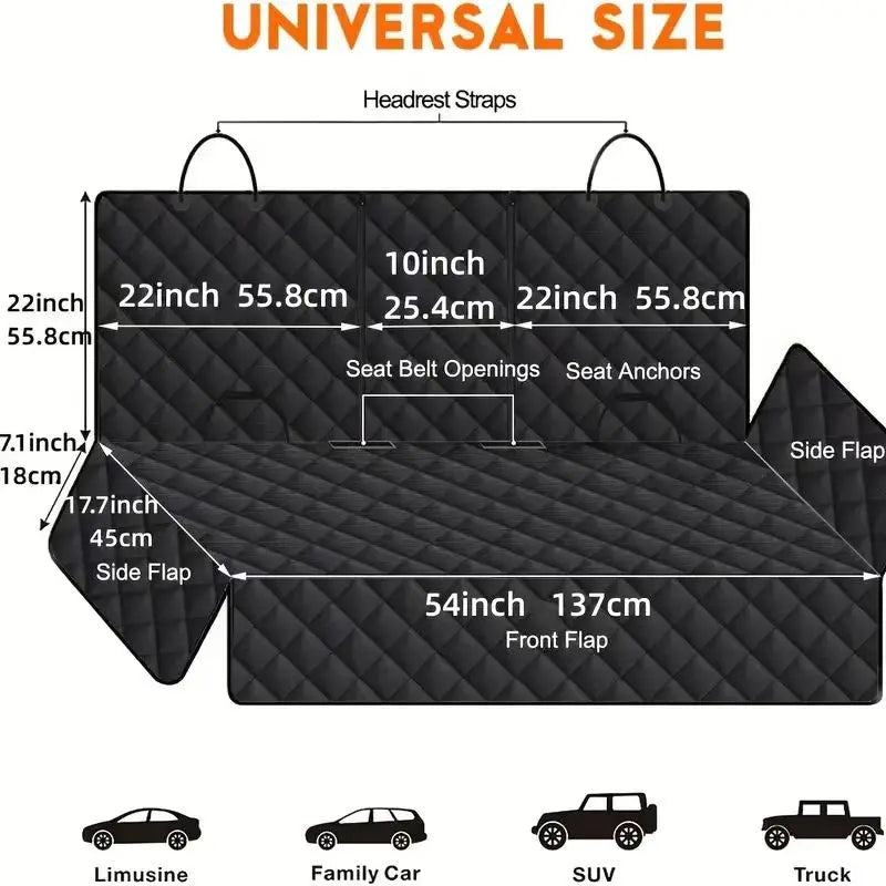 Jiangsu Dog Car Backseat Cover Guard Waterproof Non Slip