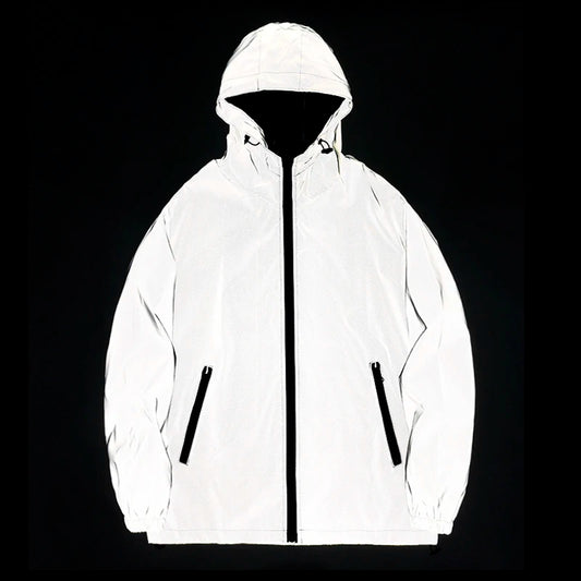Guangdong CN Reflective Windbreaker Hooded Jacket For Men