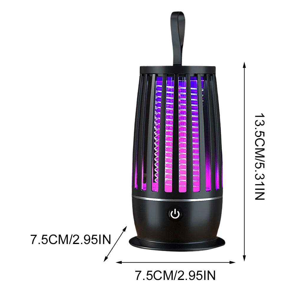 Alloet USB Rechargeable Mosquito Zapper Insect-Killer With Ambient-Glow Night Light