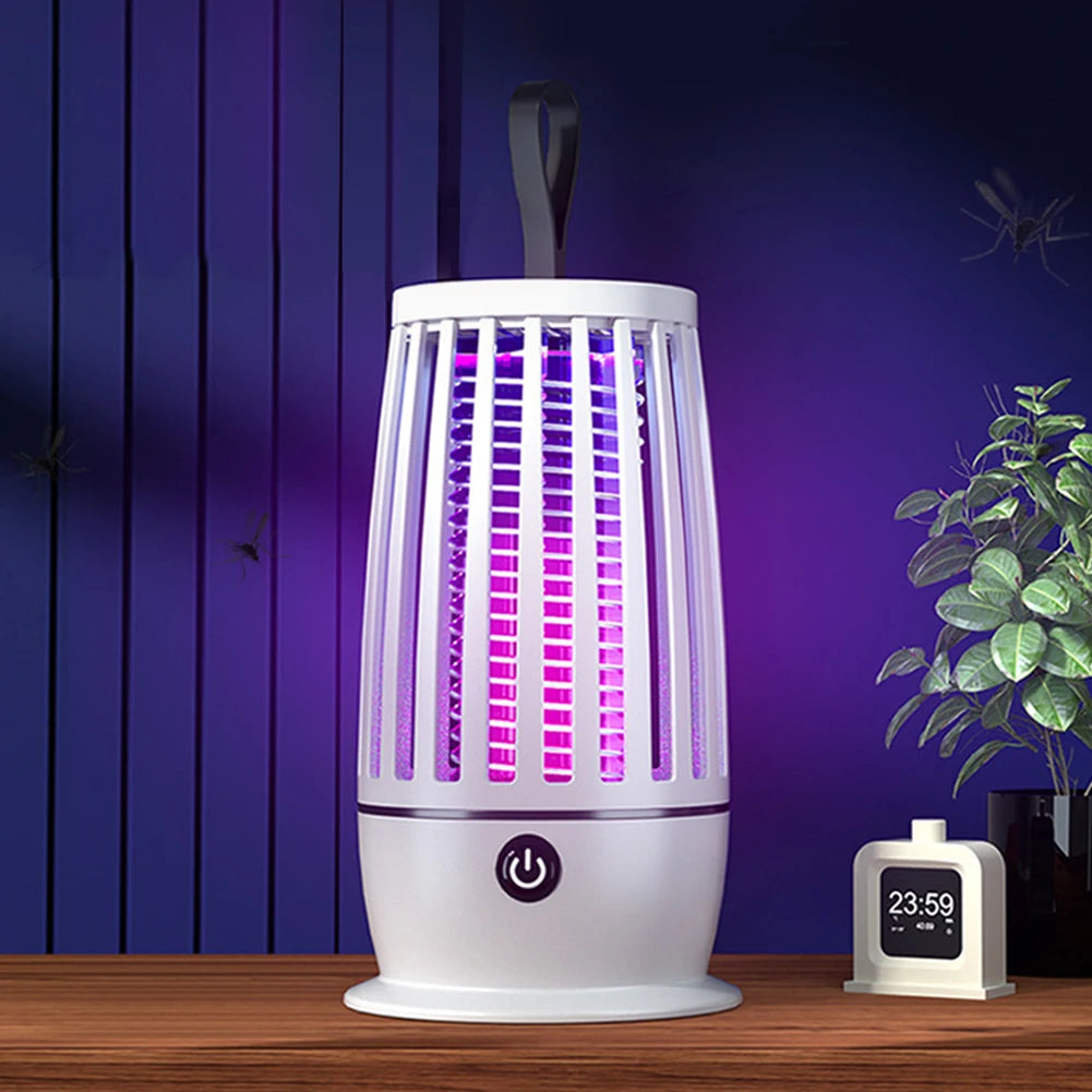Alloet USB Rechargeable Mosquito Zapper Insect-Killer With Ambient-Glow Night Light