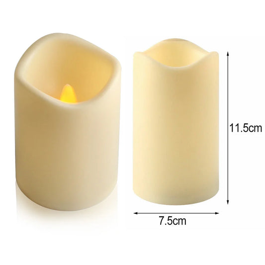 GrandAvenueStore Flickering Flameless Resin LED Candles
