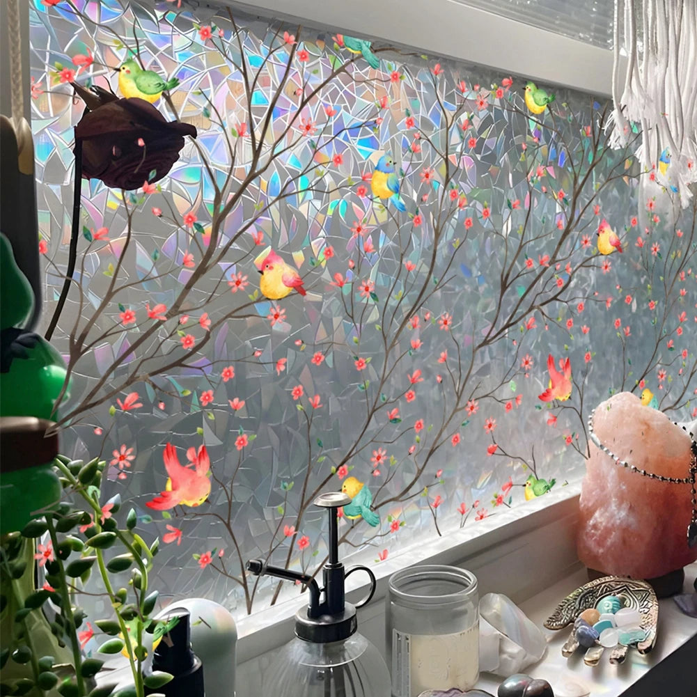Feature Window Privacy Film Green Vine Leaves Clings