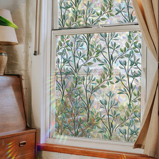 Feature Window Privacy Film Green Vine Leaves Clings