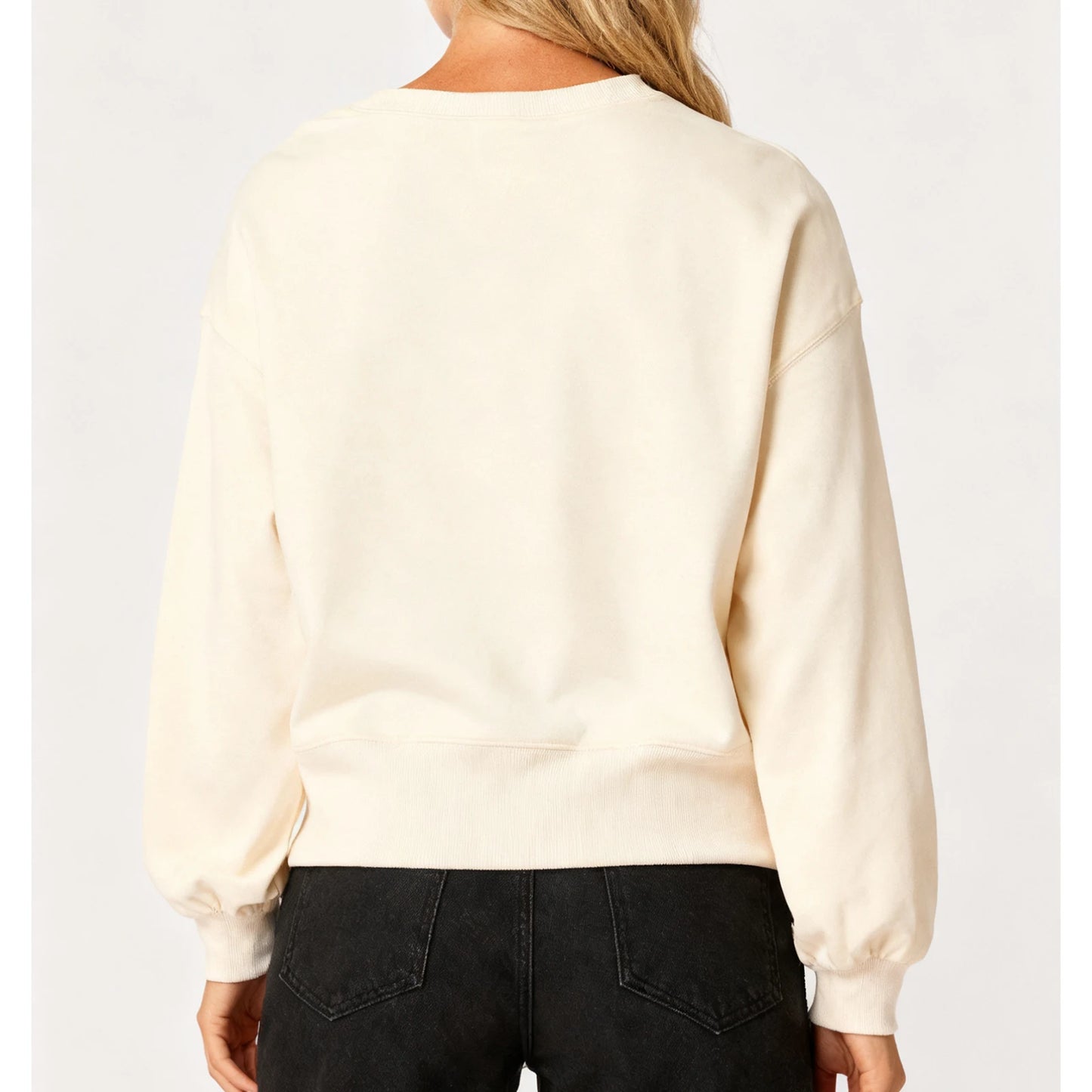 Loose Christmas Glitter Printed Sweatshirt For Women