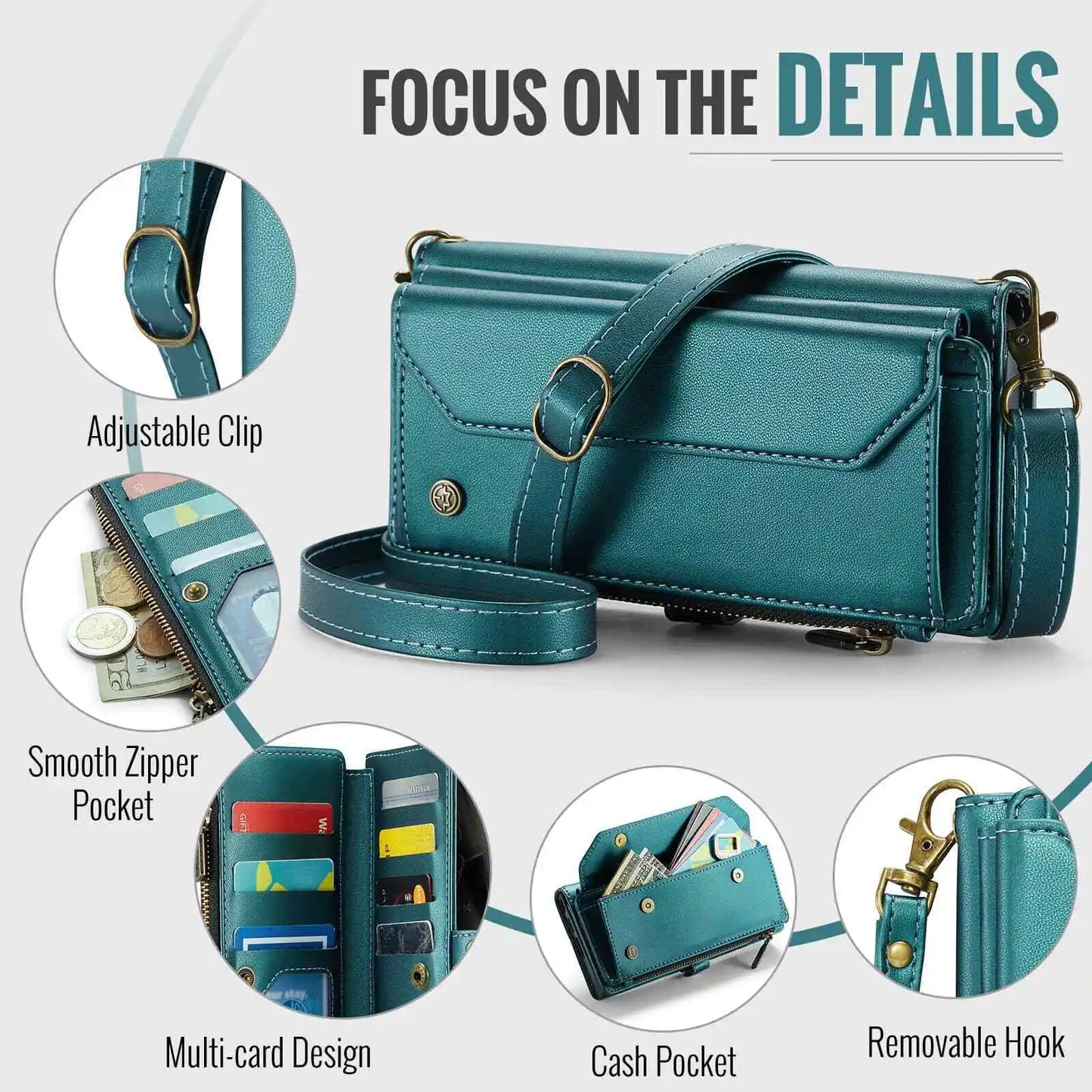 WeForDesign Crossbody Wallet Case Samsung Galaxy S24 Series