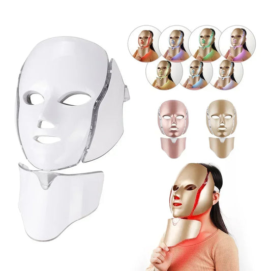 Foreverlily LED Facial Mask For Neck Rejuvenation Skin